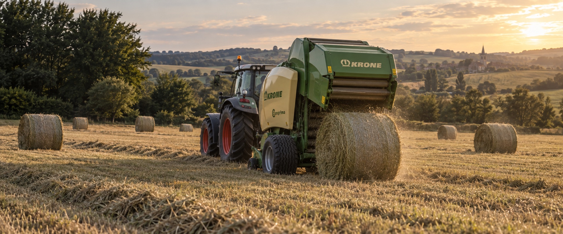 Presse KRONE suivie en bottes dans le logiciel de gestion CUMA.