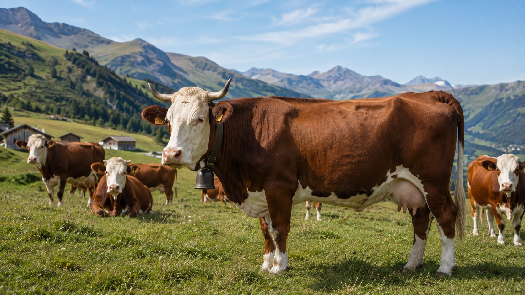 Vue agricole consacrée à abondance