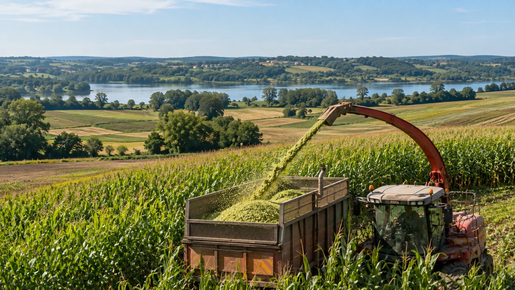 Vue agricole consacrée à agriculture en nouvelle-aquitaine