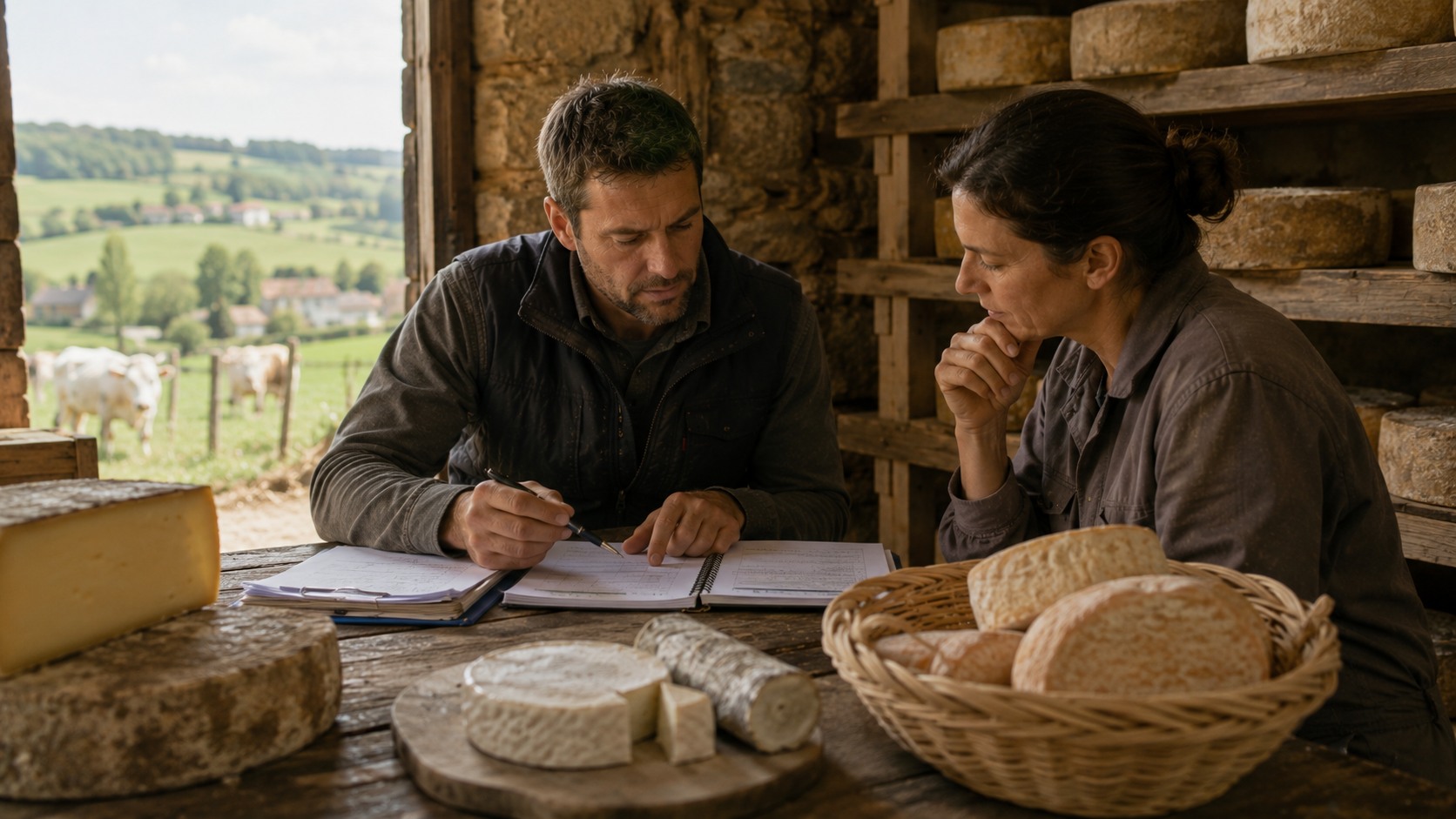 Vue agricole consacrée à aop agricole et alimentaire