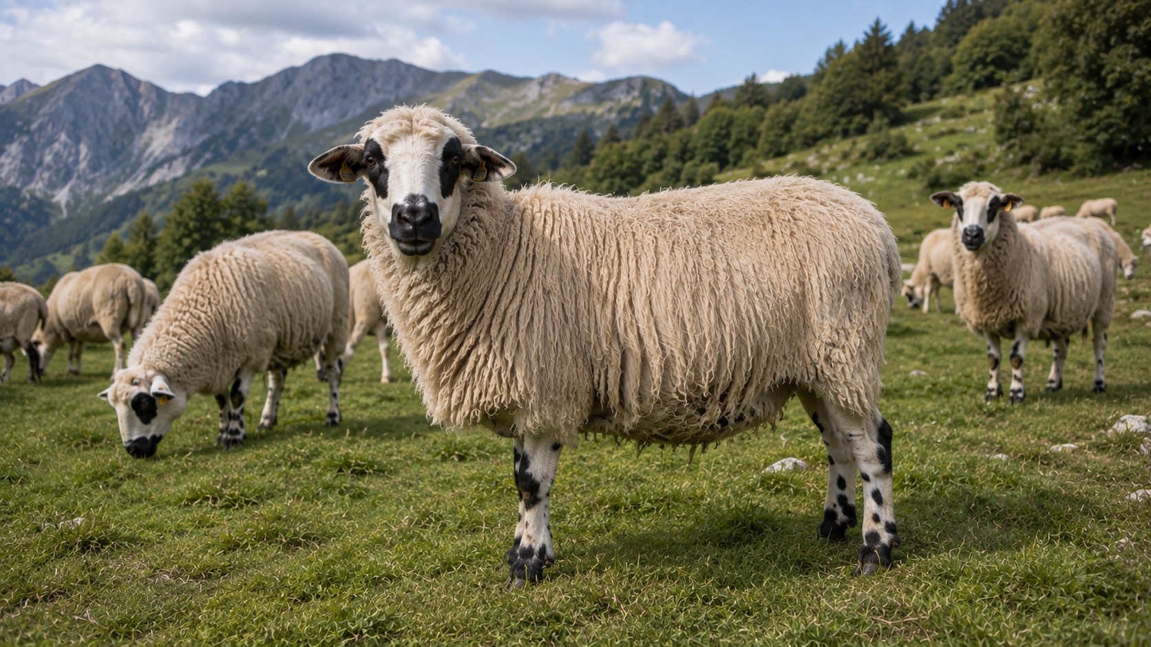 Vue agricole consacrée à aure et campan