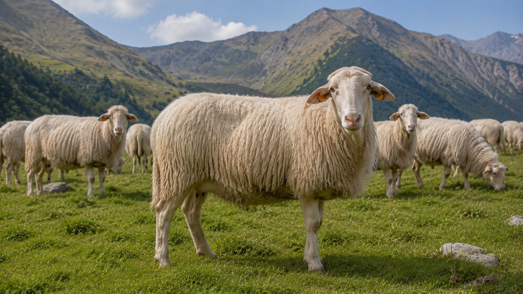 Vue agricole consacrée à barégeoise