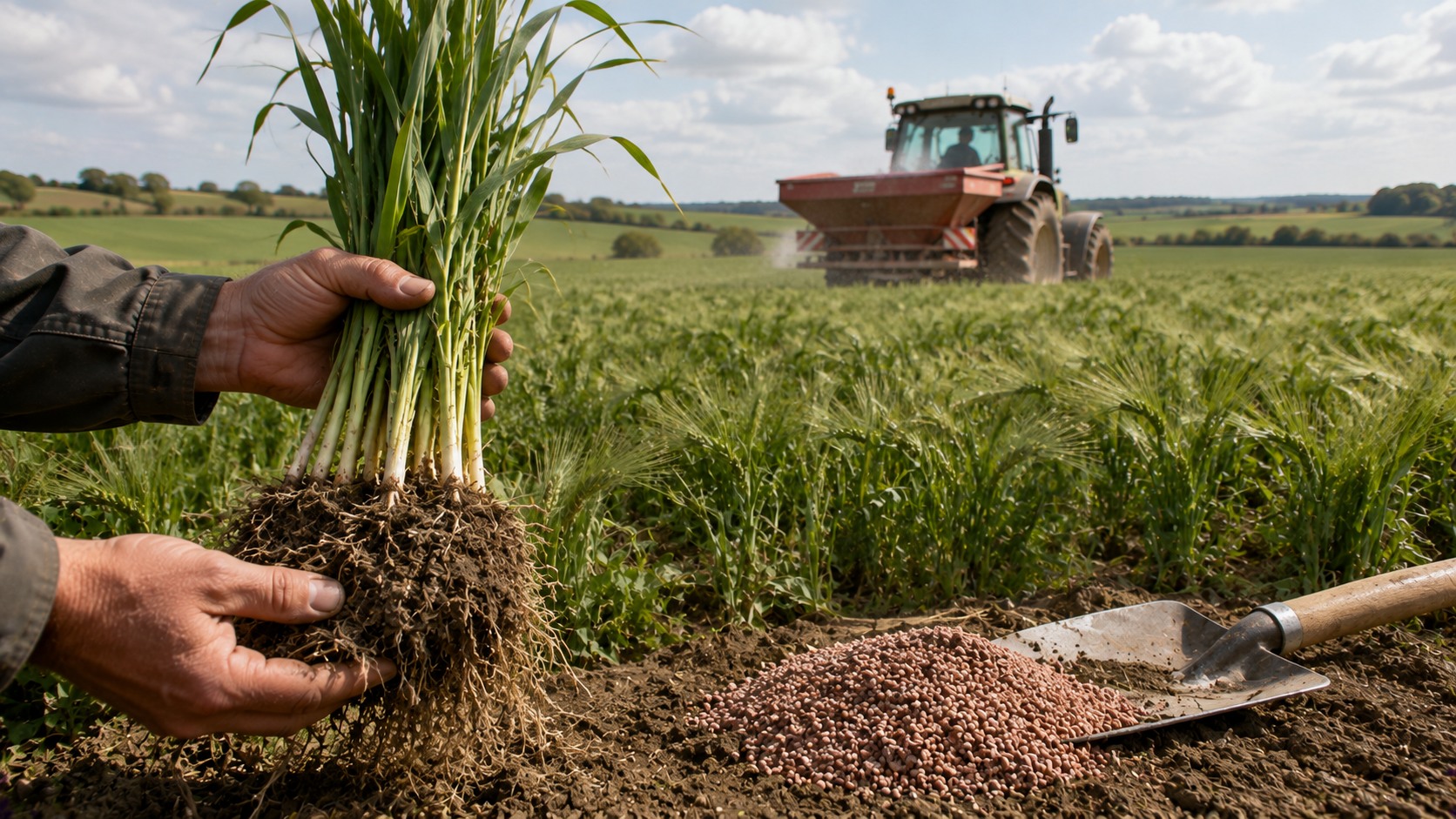 Vue agricole consacrée à besoins en potassium de l’orge