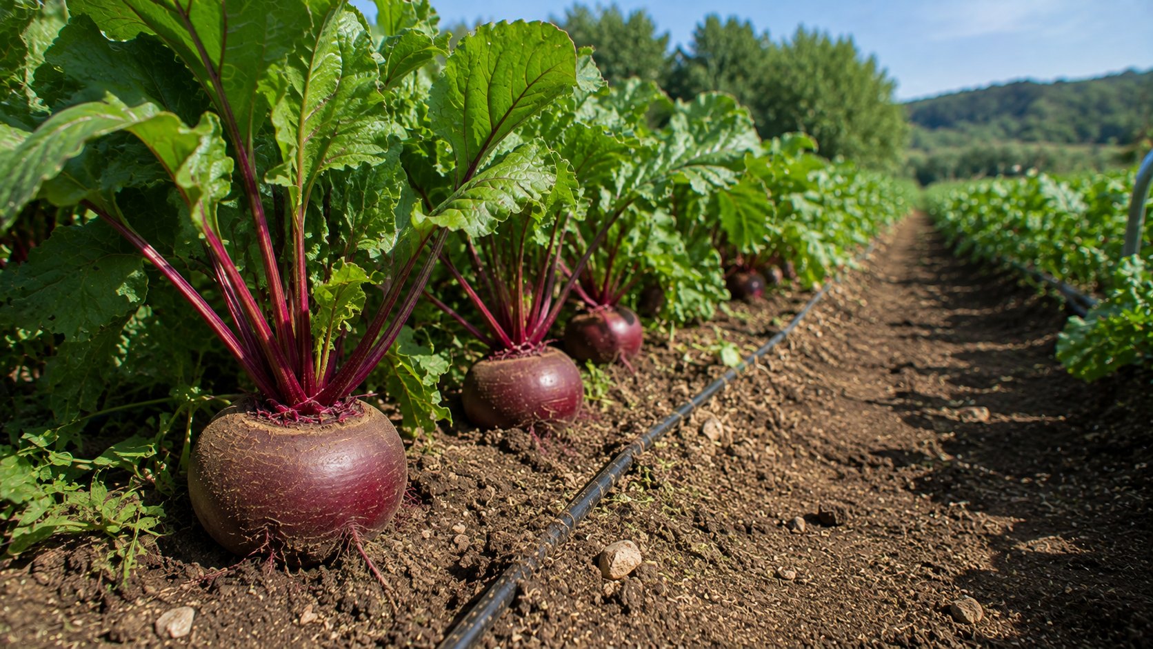 Illustration agricole de betterave potagere