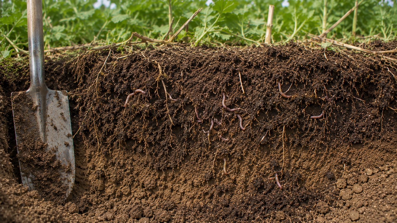 Vue agricole consacrée à biologie du sol