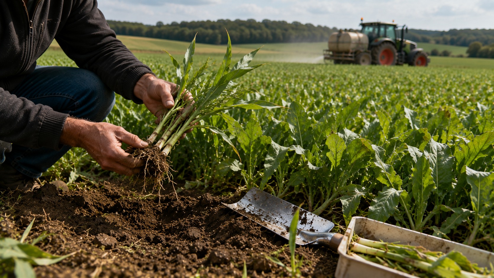 Vue agricole consacrée à bore