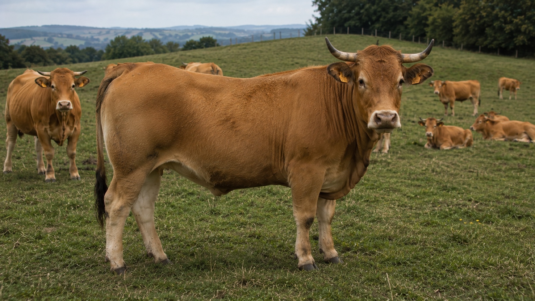 Vache Casta dans les Pyrénées centrales