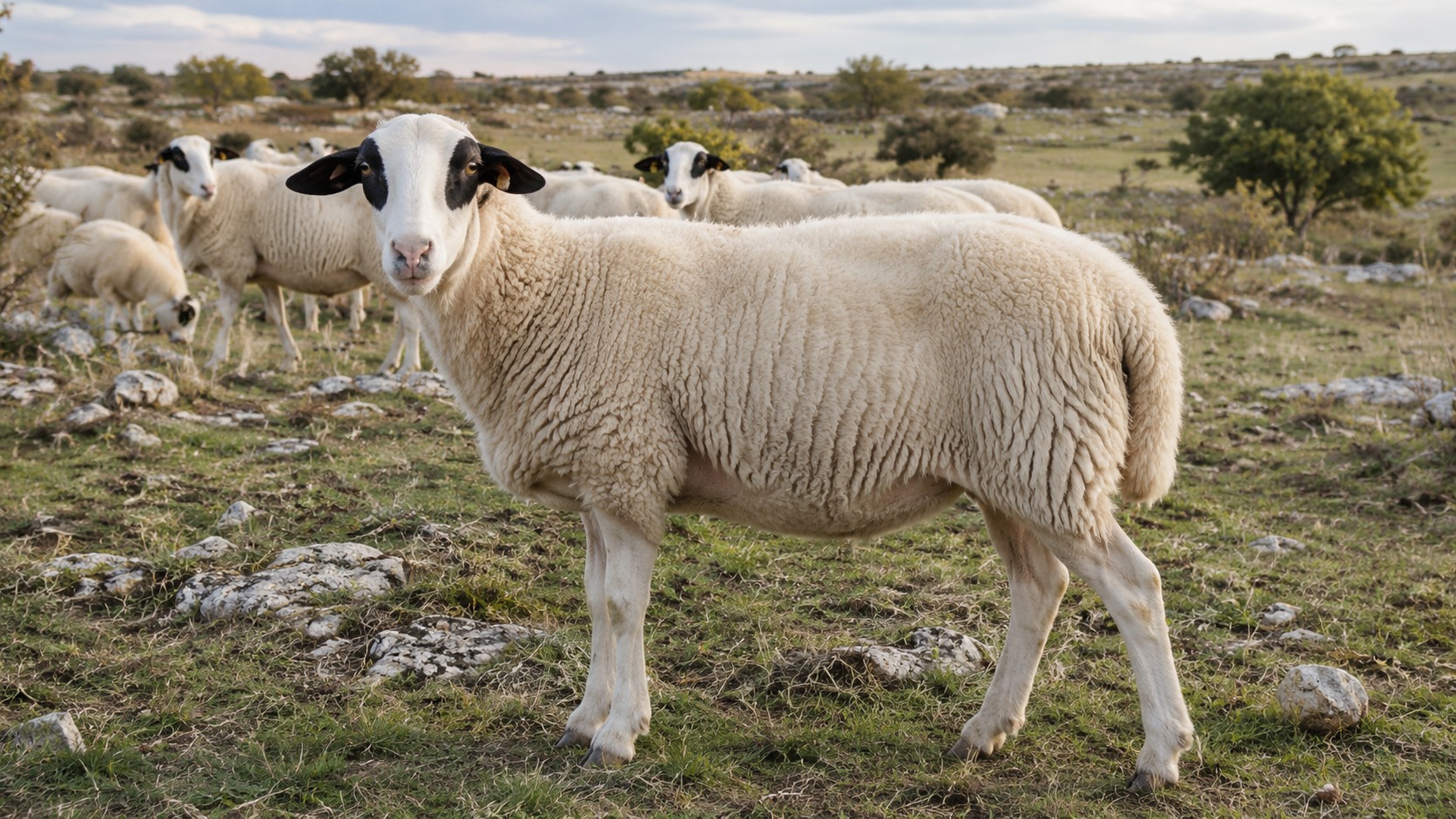 Vue agricole consacrée à causse du lot