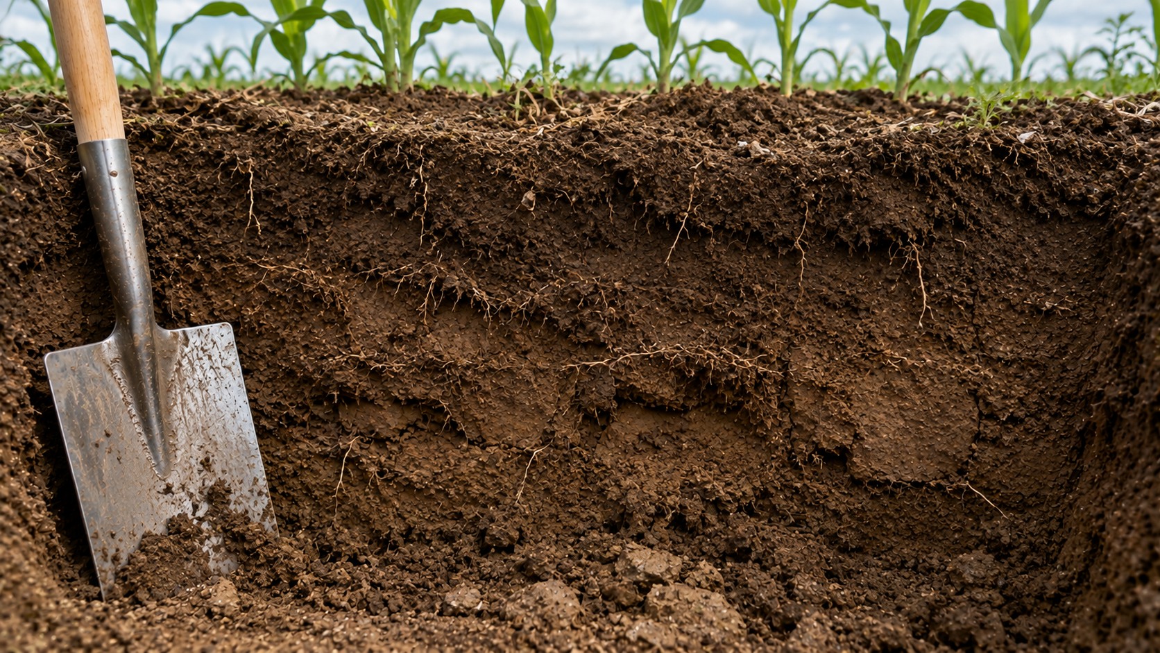 Vue agricole consacrée à cec du sol