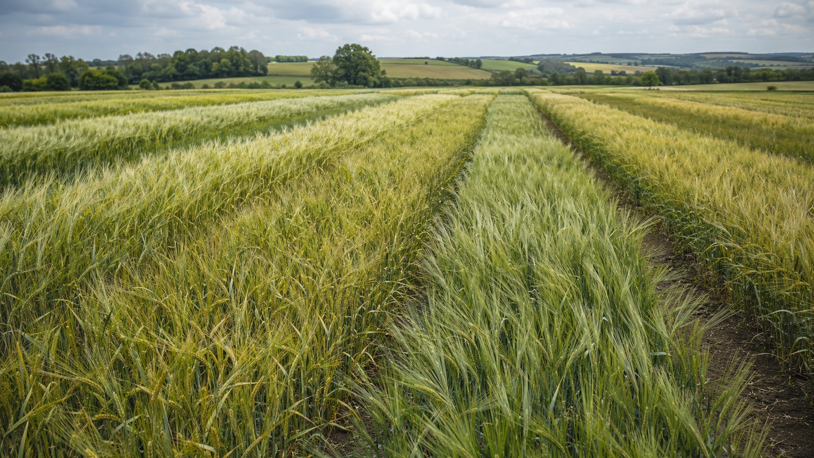Vue agricole consacrée à choisir une variété d’orge