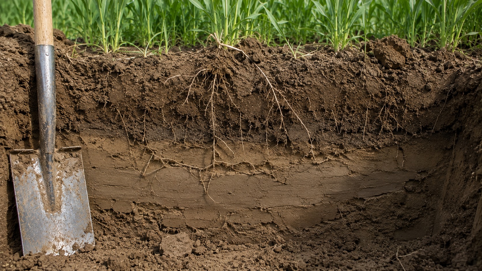 Vue agricole consacrée à compaction des sols