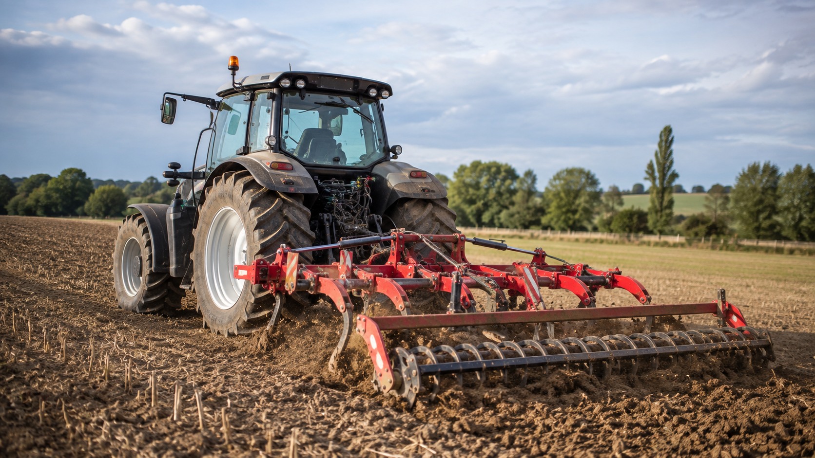 Vue agricole consacrée à cultivateur