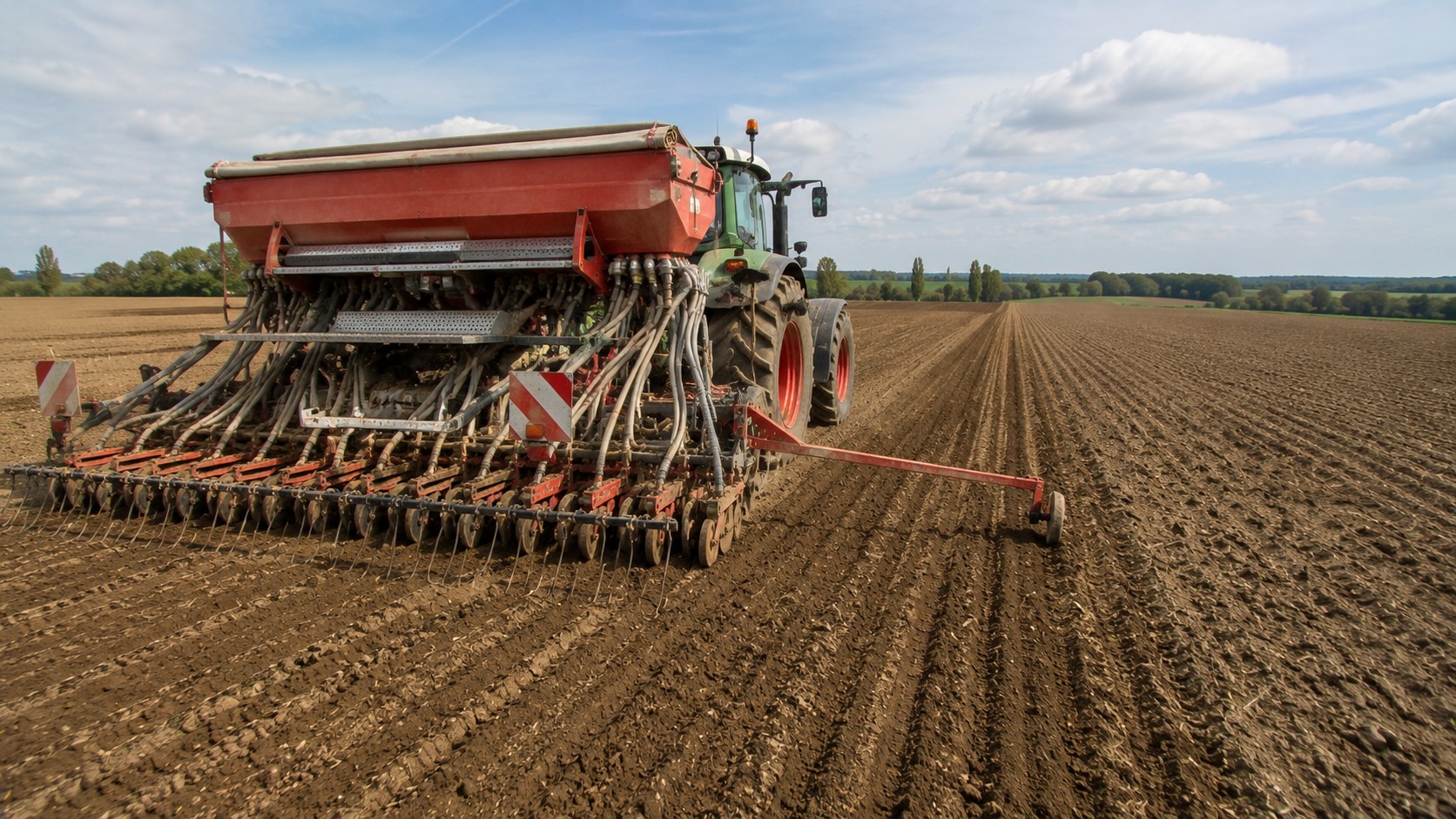 Vue agricole consacrée à date de semis du blé