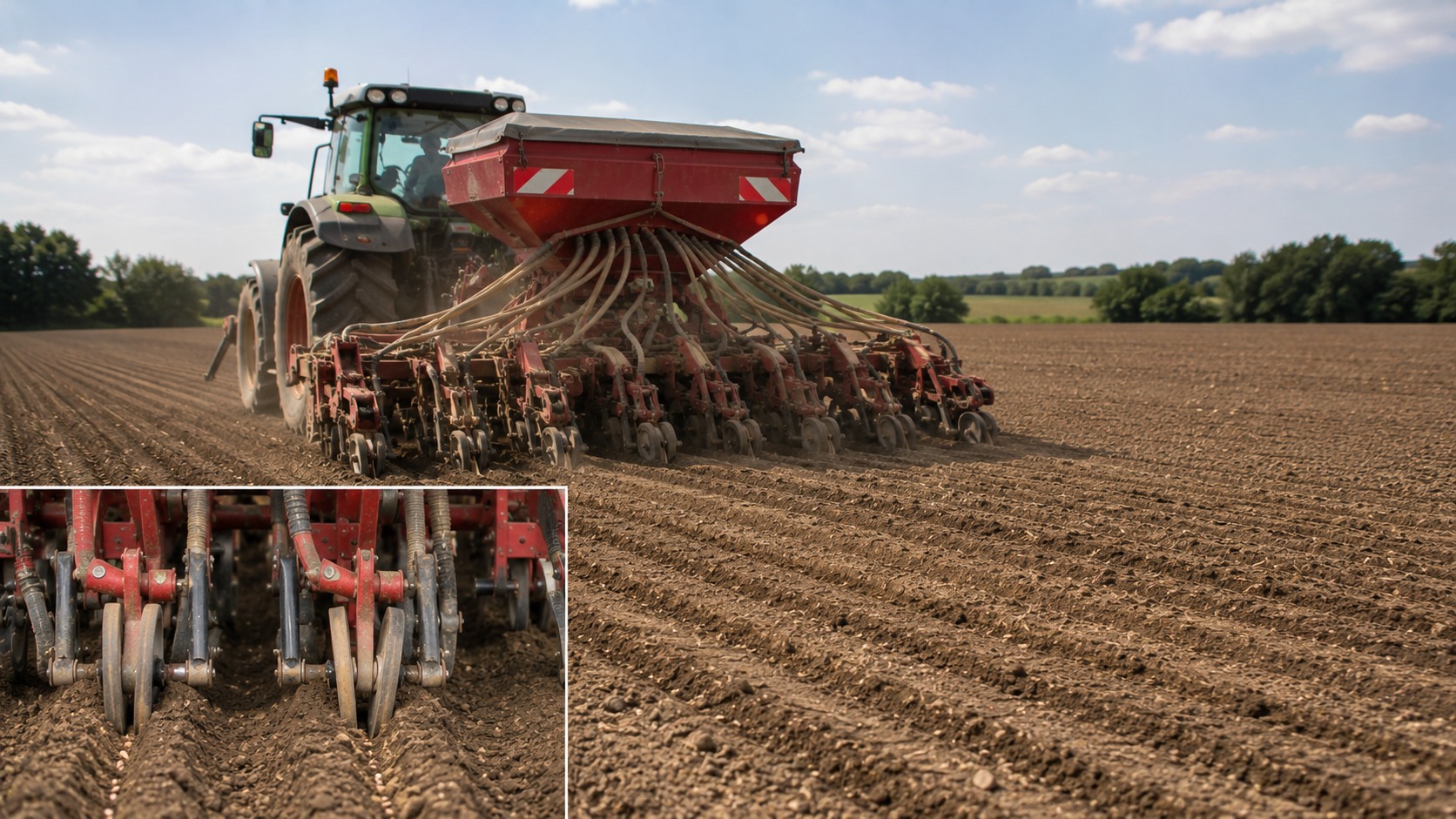 Vue agricole consacrée à date de semis du colza