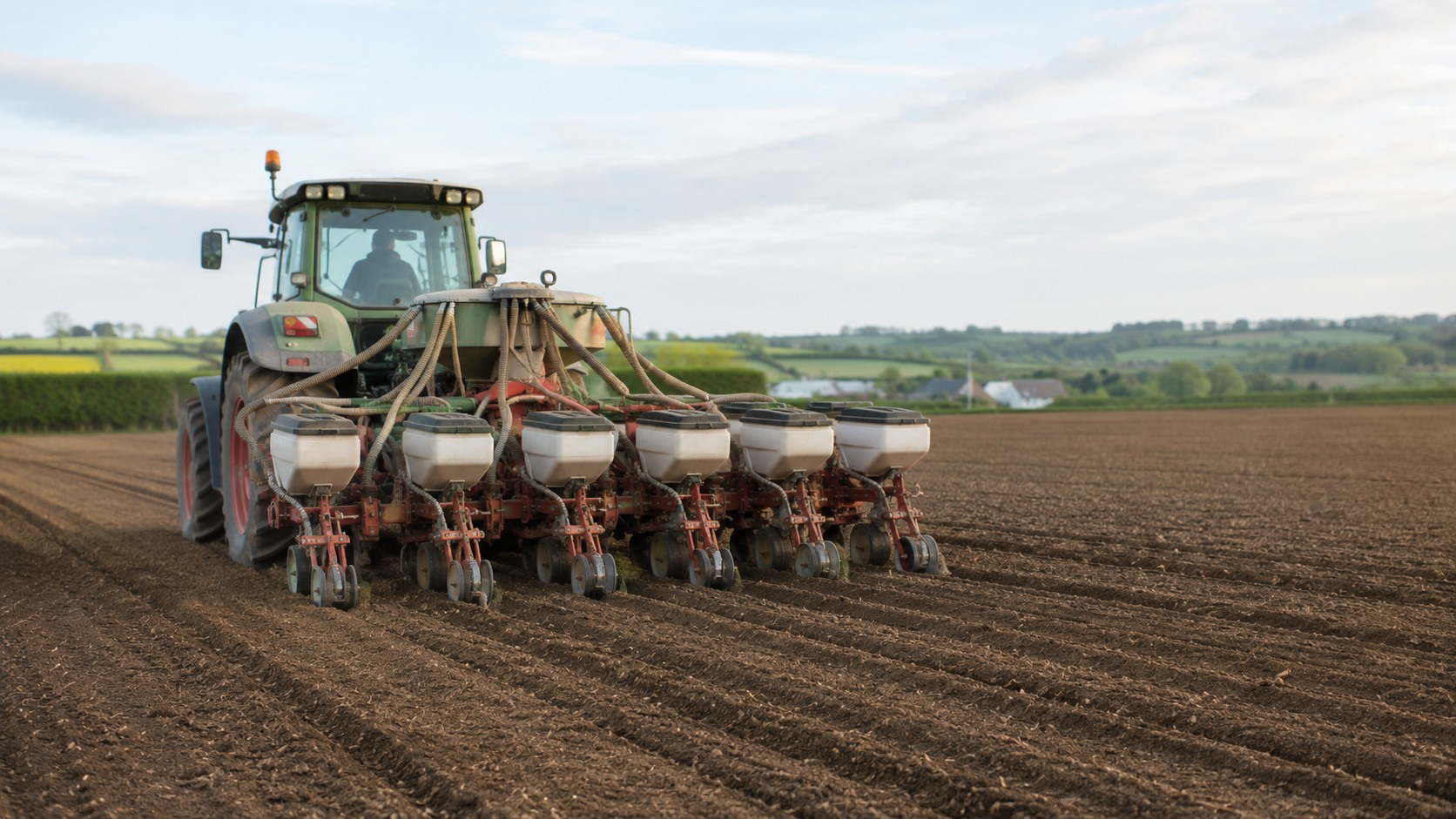 Vue agricole consacrée à densité de semis de la betterave sucrière