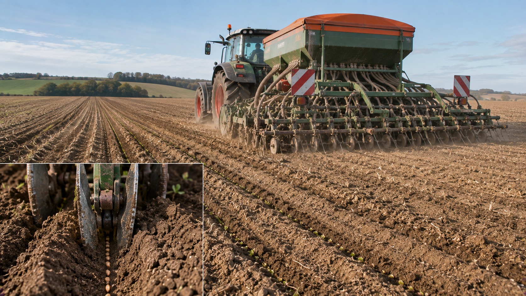 Vue agricole consacrée à densité de semis de l’orge