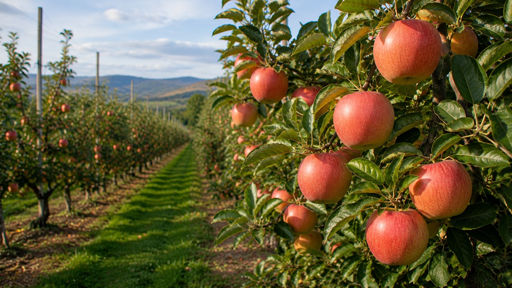 Illustration agricole de fuji