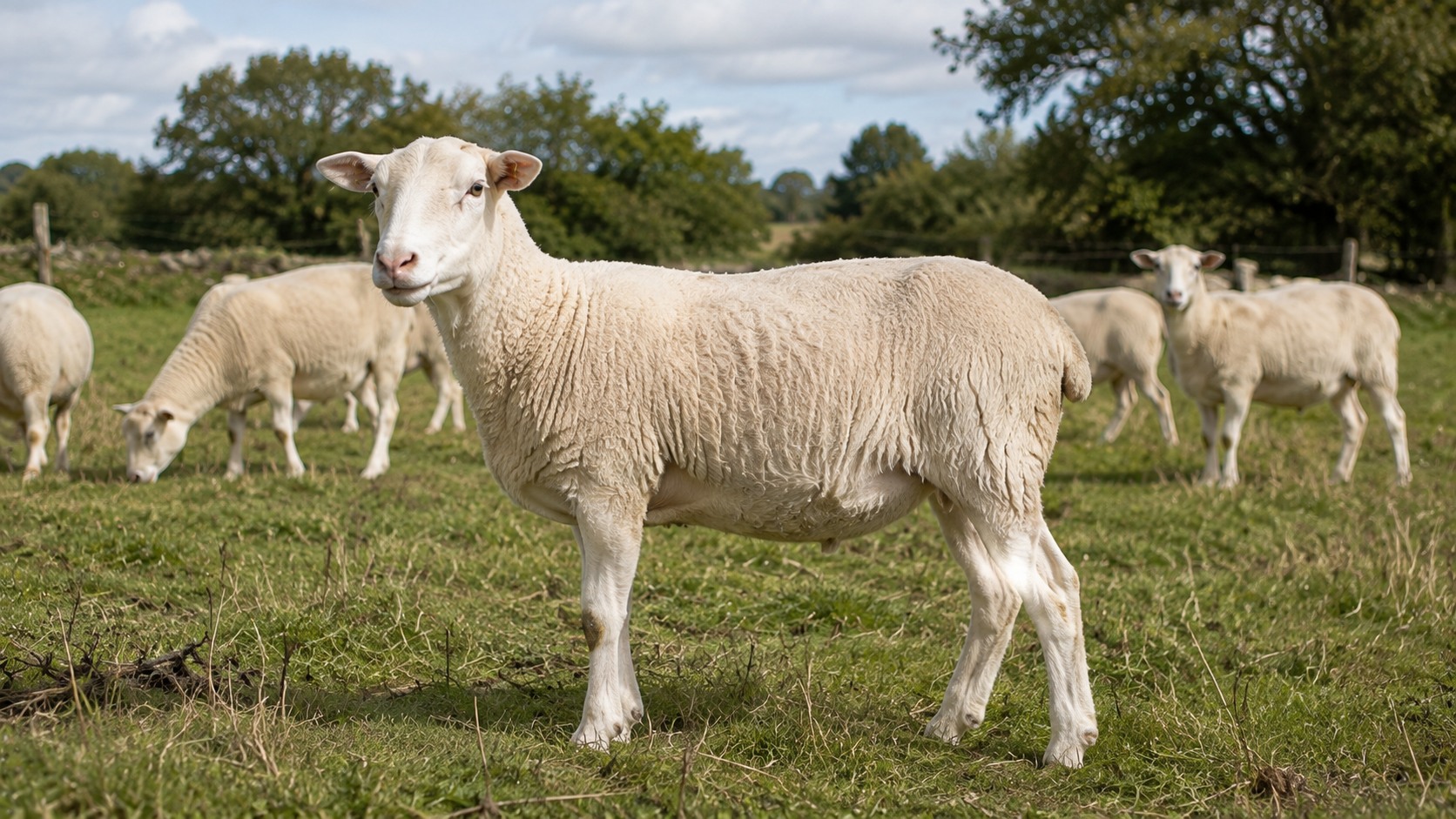 Vue agricole consacrée à landes de bretagne