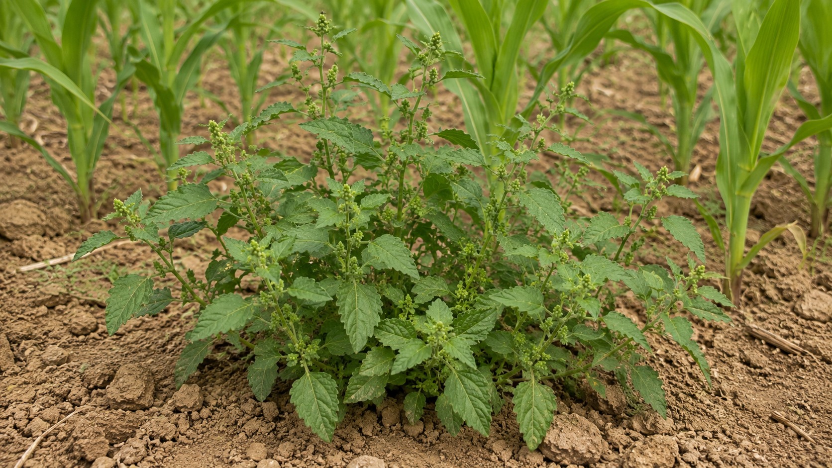 Vue agricole consacrée à mercuriale annuelle