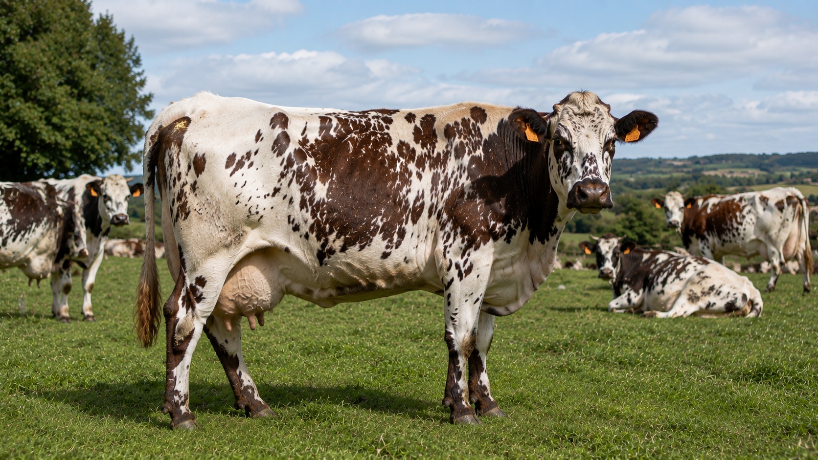 Vue agricole consacrée à normande