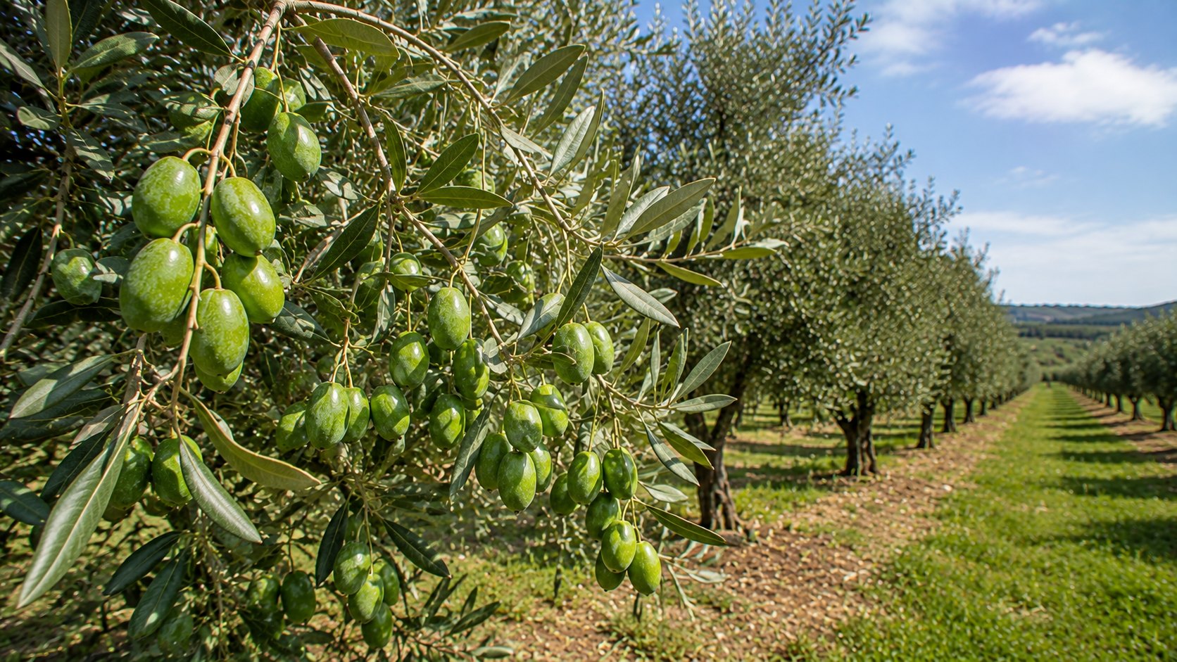 Illustration agricole de picholine