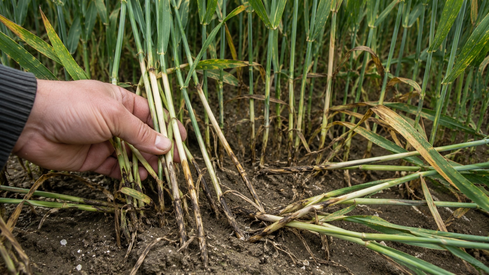 Vue agricole consacrée à piétin-verse
