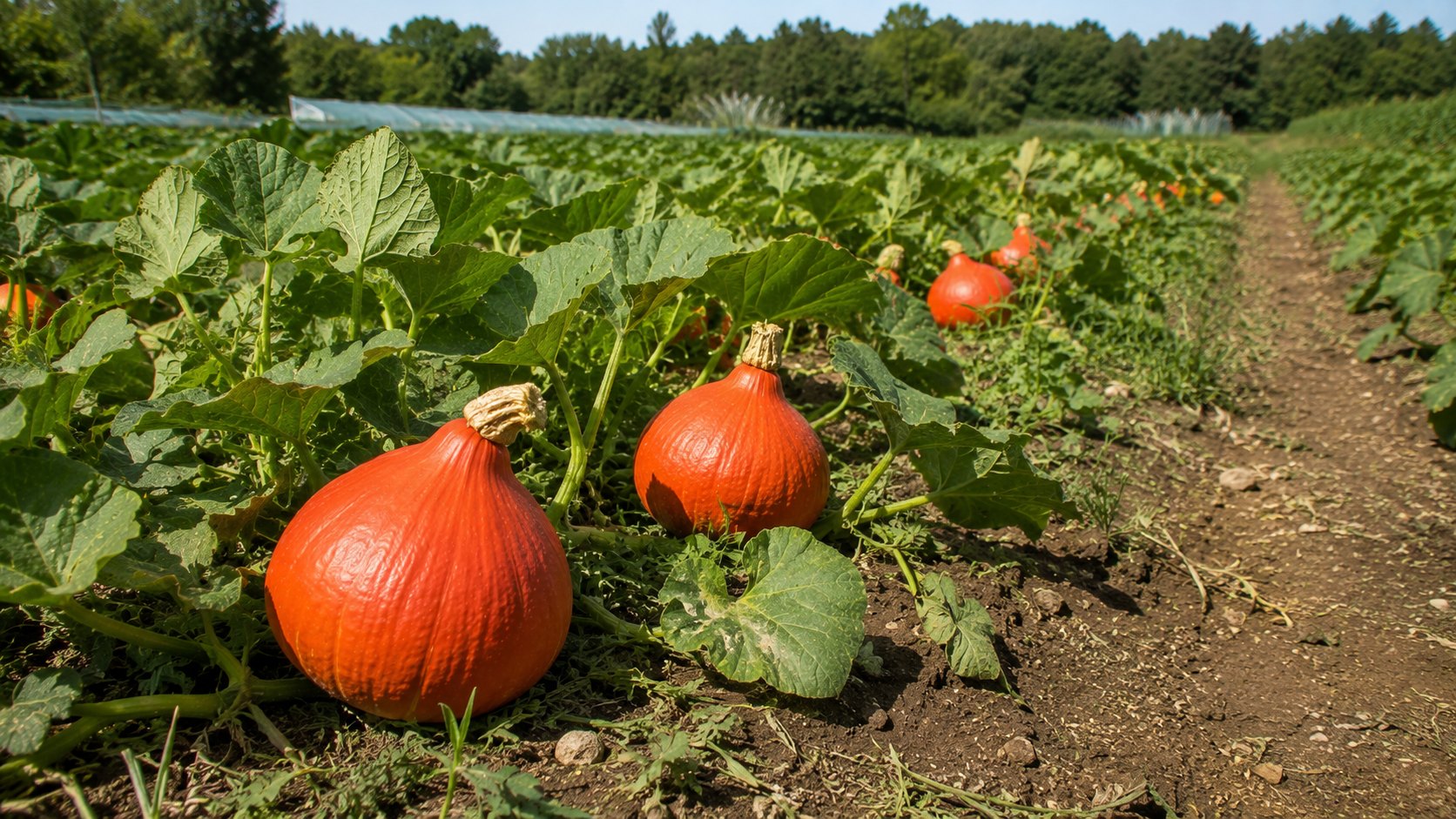 Illustration agricole de potimarron