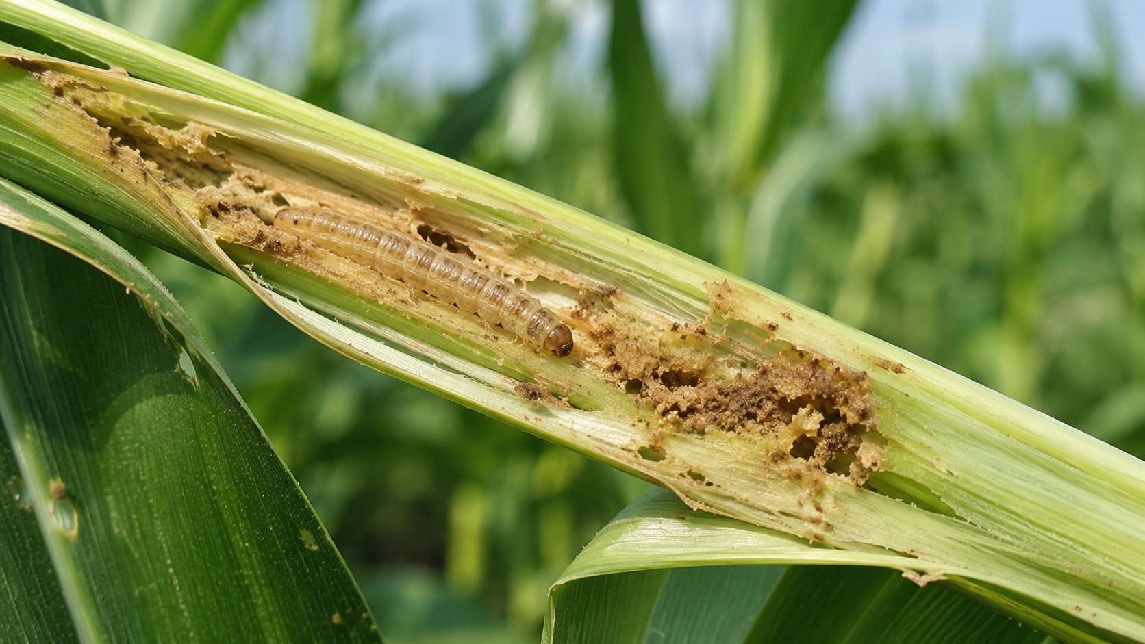 Vue agricole consacrée à pyrales