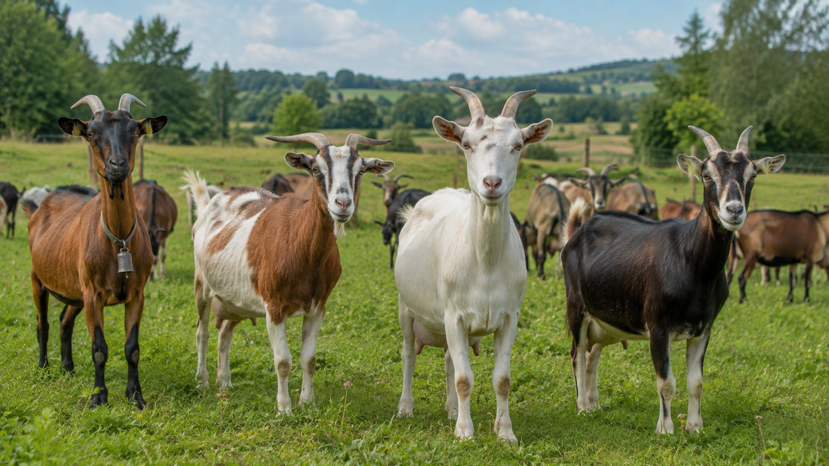 Vue agricole consacrée à quelle race caprine choisir?