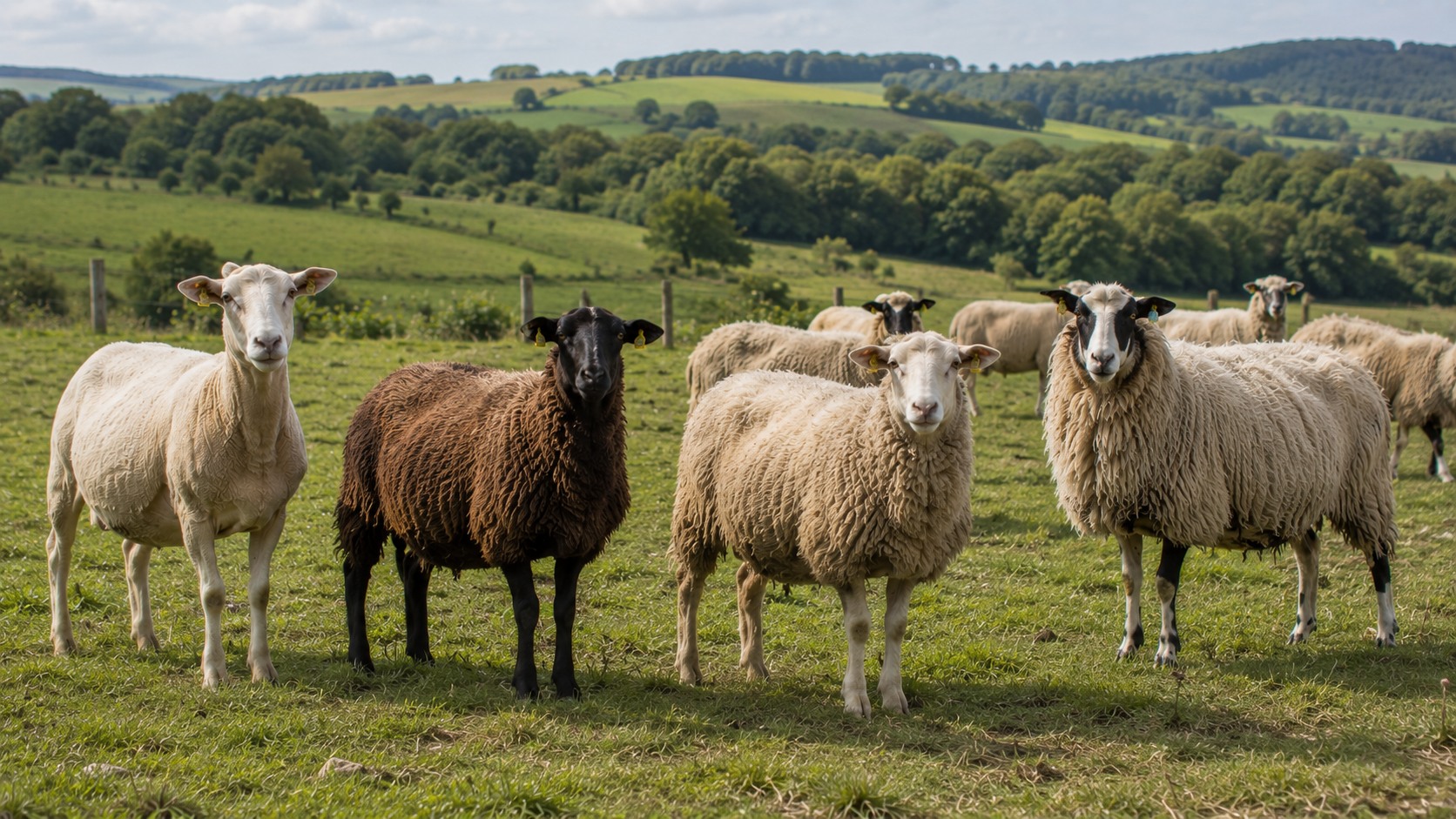 Vue agricole consacrée à quelle race de mouton choisir?