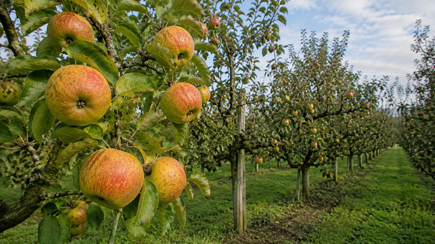 Illustration agricole de reine des reinettes