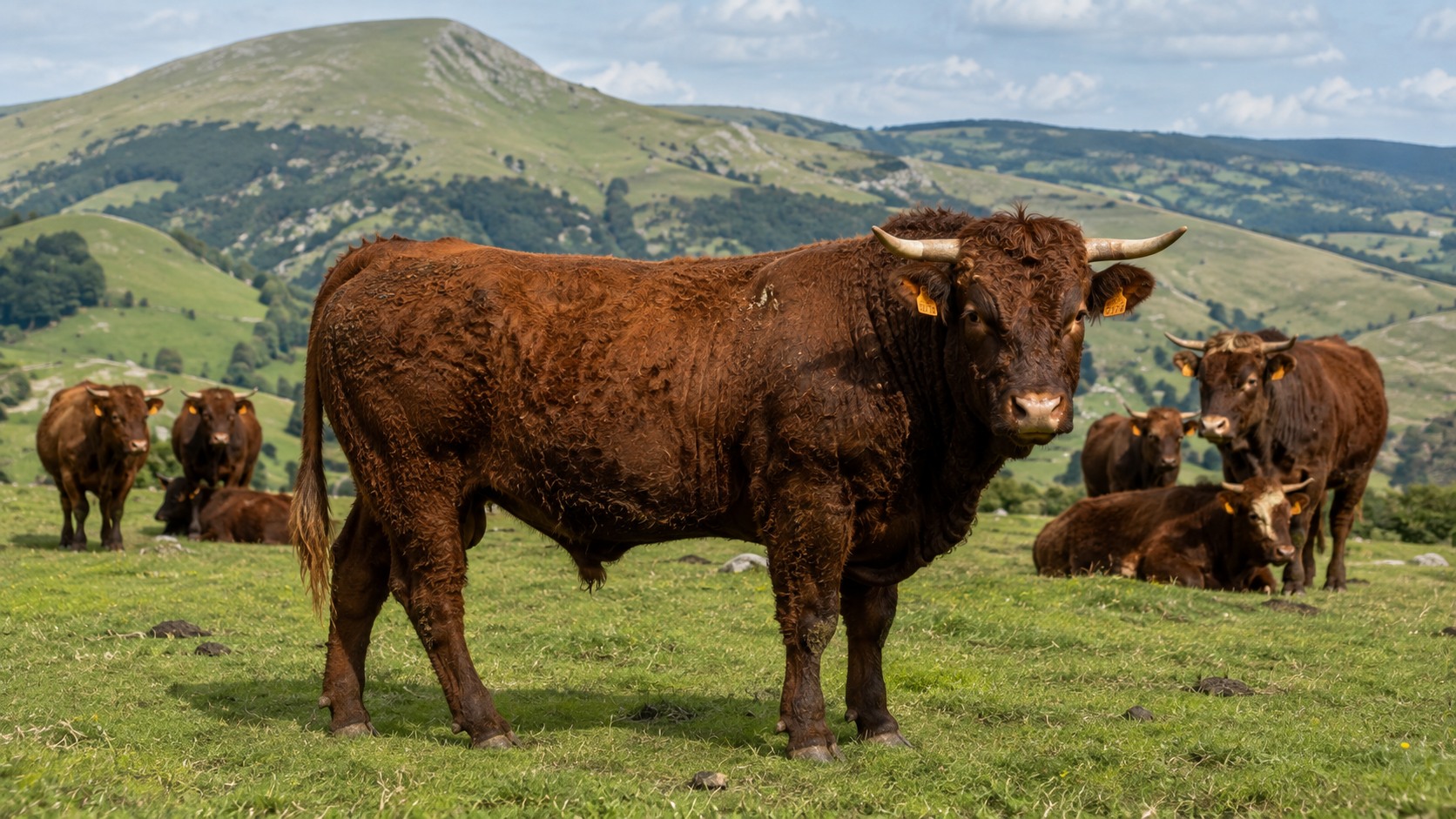 Vue agricole consacrée à salers