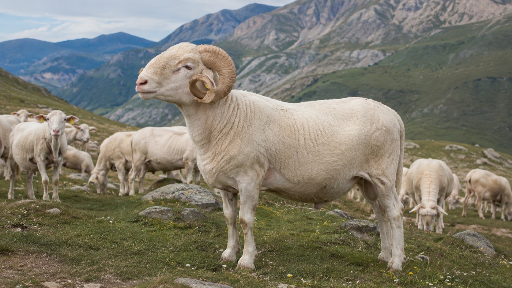 Vue agricole consacrée à tarasconnaise