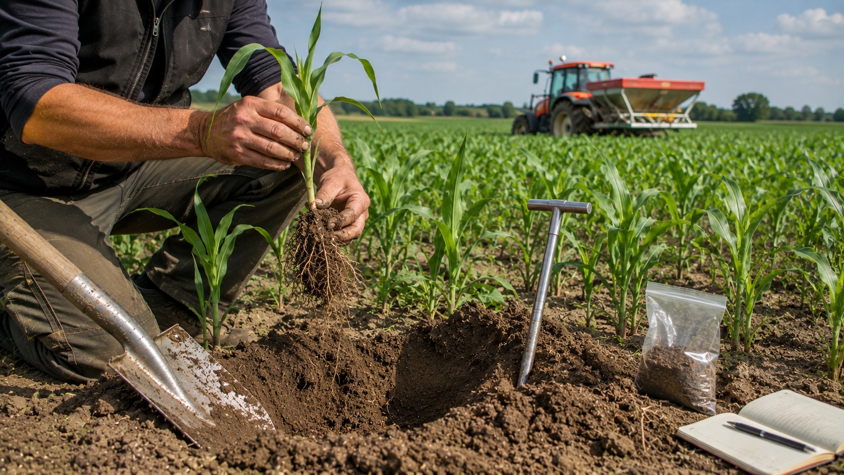 Vue agricole consacrée à zinc